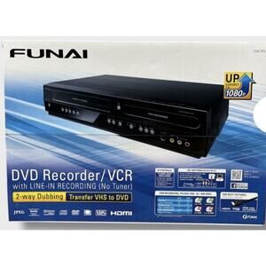 Funai Combination VCR and DVD Recorder ZV427FX4 New Open Box Remote Fast Ship